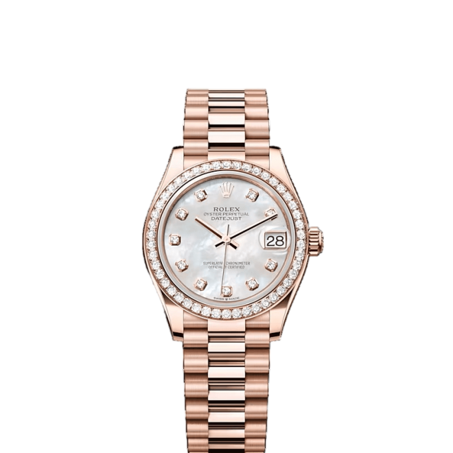 Datejust Everose Gold and Diamonds