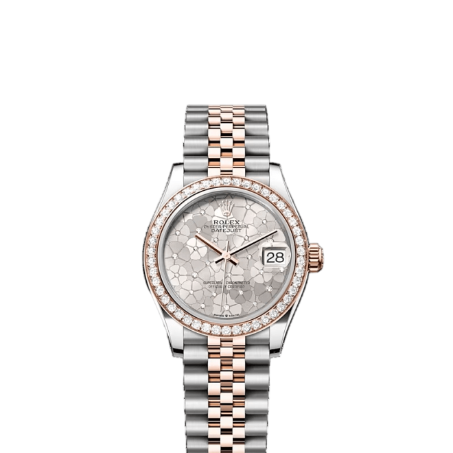 Datejust Oystersteel Everose Gold and Diamonds