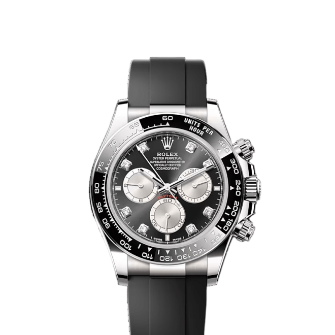 Daytona Oysterflex White Gold