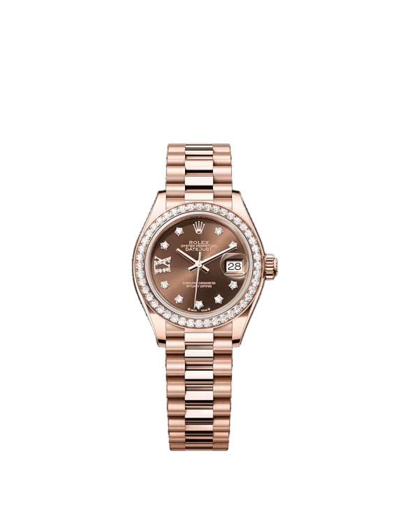 Lady-Datejust Everose Gold and Diamonds