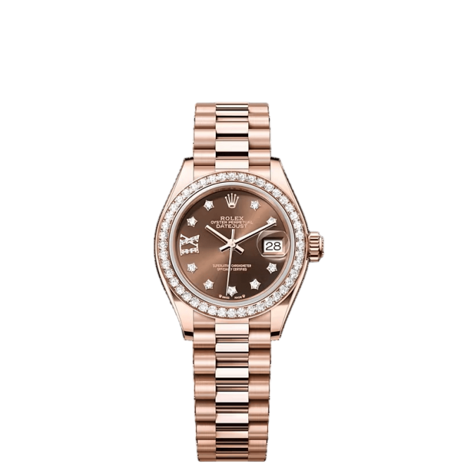 Lady-Datejust Everose Gold and Diamonds