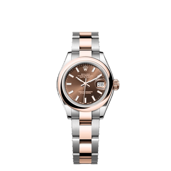 Lady-Datejust Oystersteel & Everose Gold