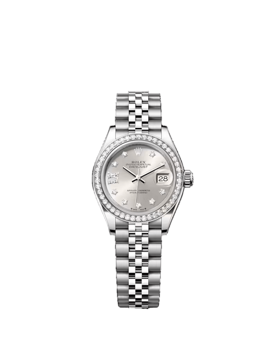 Lady-Datejust Oystersteel White Gold & Diamonds