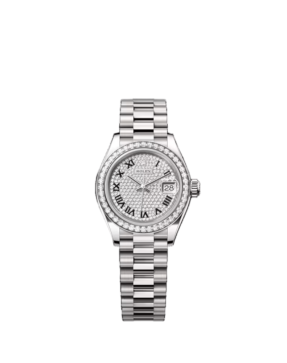 Lady-Datejust White Gold and Diamonds