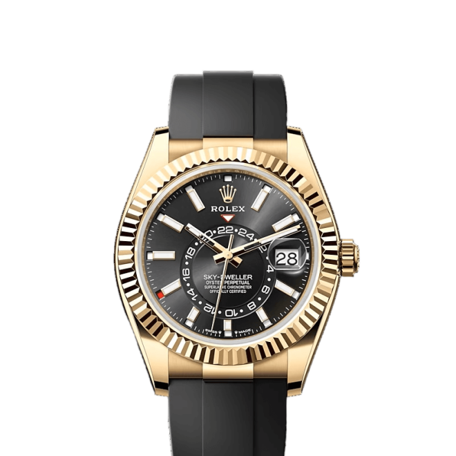 Sky-Dweller Oysterflex Yellow Gold