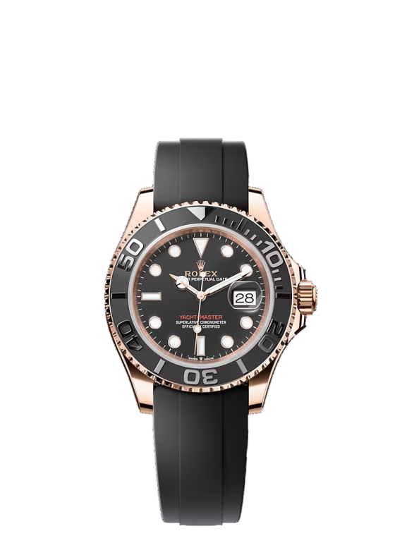 Yacht-Master 40mm Oysterflex Everose Gold