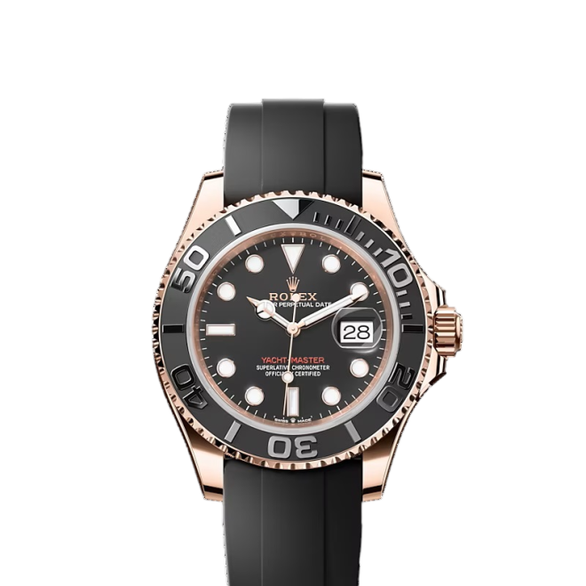 Yacht-Master 40mm Oysterflex Everose Gold