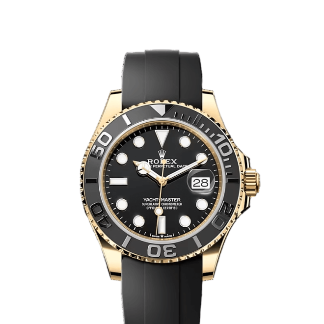 Yacht-Master 42mm Oysterflex Yellow Gold